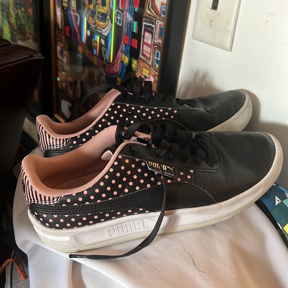 Puma pink Polk dots size 9w